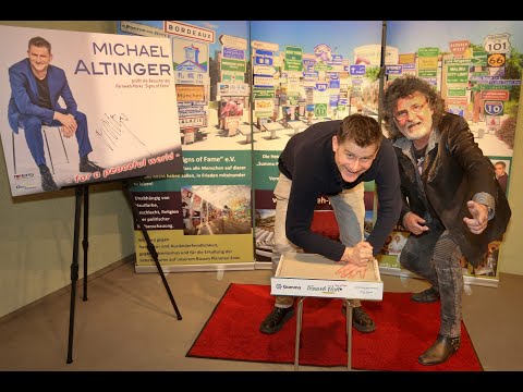 STARS Michael Altinger im Signs of Fame des Fernweh Parks HD www fernweh park de