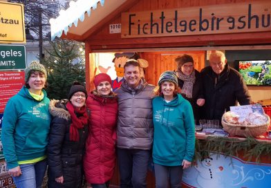 Fernweh-Park Oberkotzau auf dem Weihnachtsmarkt Berlin-Spandau