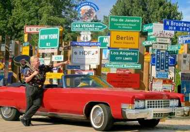 „HEINRICH DER WOLF“ mit Original Johnny Cash Cadillac Eldorado im Fernweh-Park