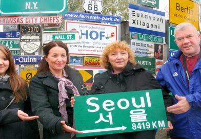 SEOUL – ein Schildergruß aus der Hauptstadt Südkoreas