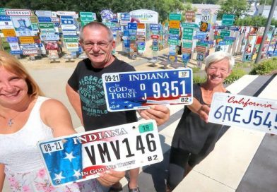 USA Lisense Plates aus Indiana und California