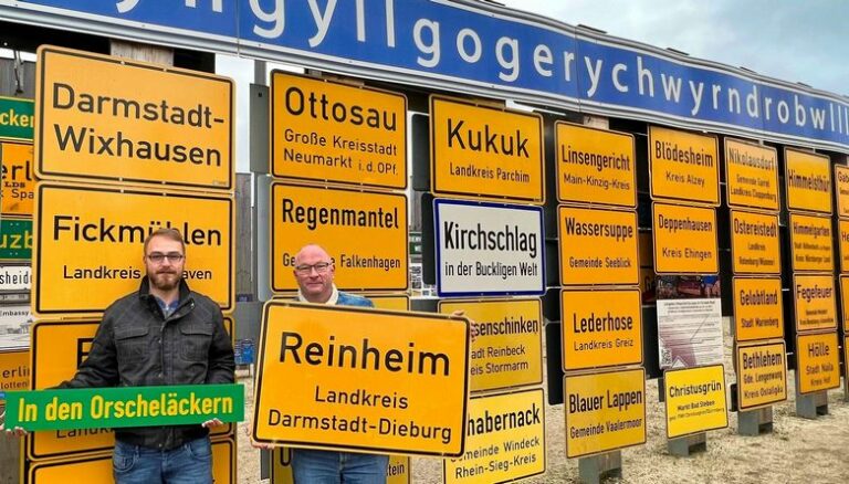 Kuriose Ortsnamen – Fernweh-Park