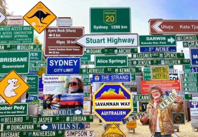 „Zwei Leben“ in Blech in der Australien-Straße
