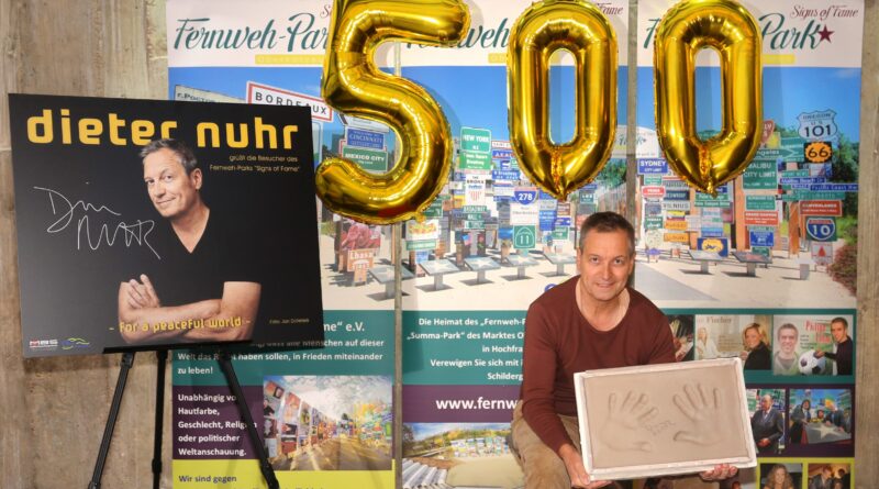 Dieter Nuhr – der 500. Star im “Signs of Fame”